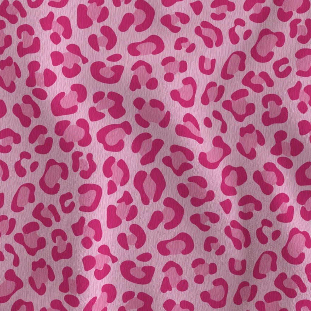 Pink Leopard - Choose Your Colored Fringe
