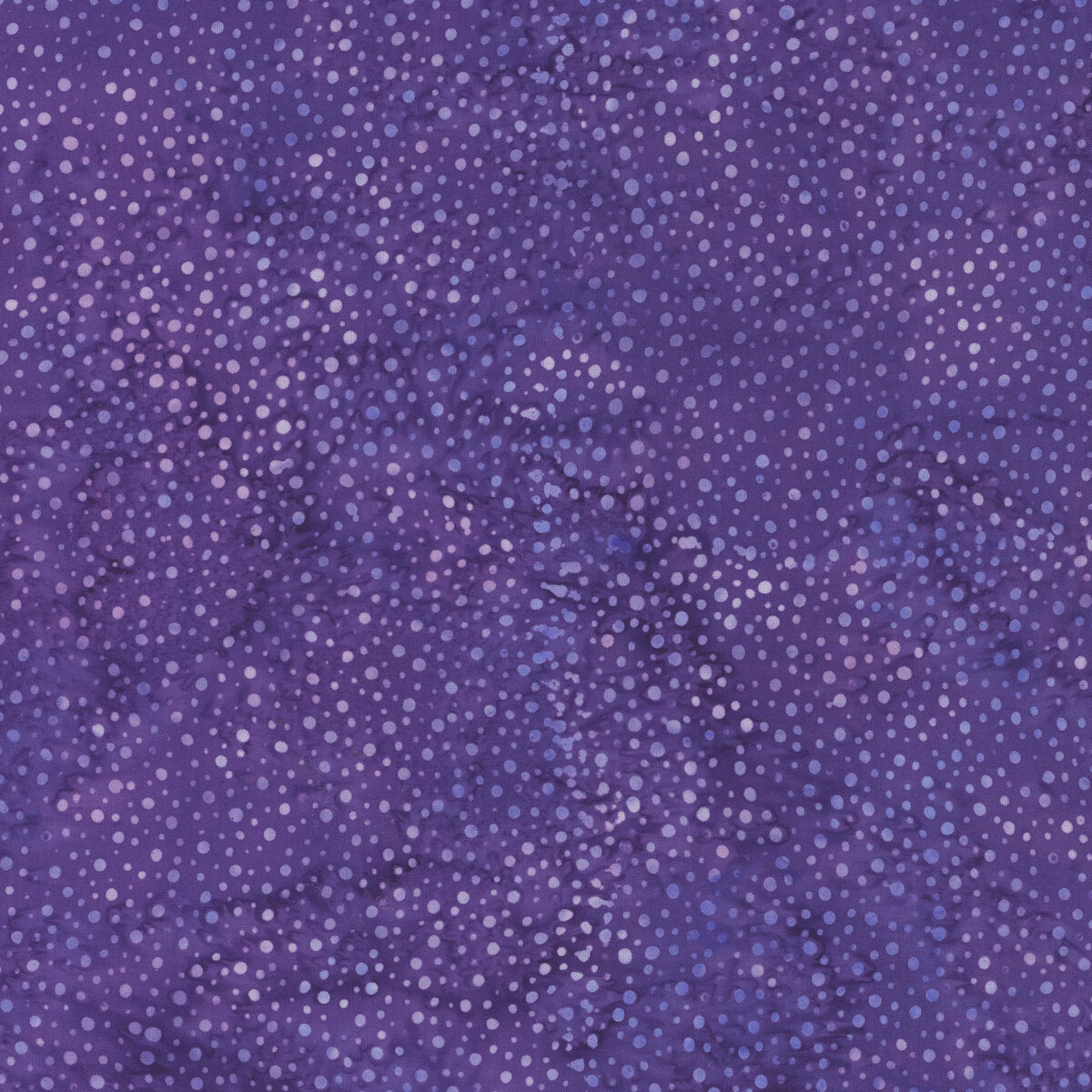 Purple Dot Batik - Choose Your Colored Fringe
